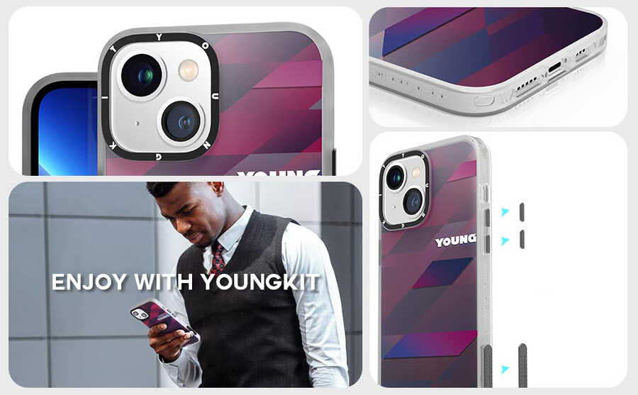 Apple iPhone 13 Kılıf YoungKit Klasik Serisi Kapak