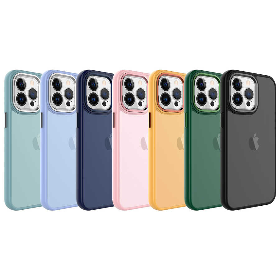 Apple iPhone 13 Pro Kılıf Buzlu Sert PC Zore May Kapak