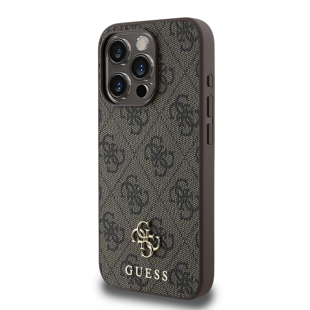 Apple iPhone 13 Pro Kılıf Guess Orjinal Lisanslı M-safe Şarj Özellikli Small 4G Classic Kapak