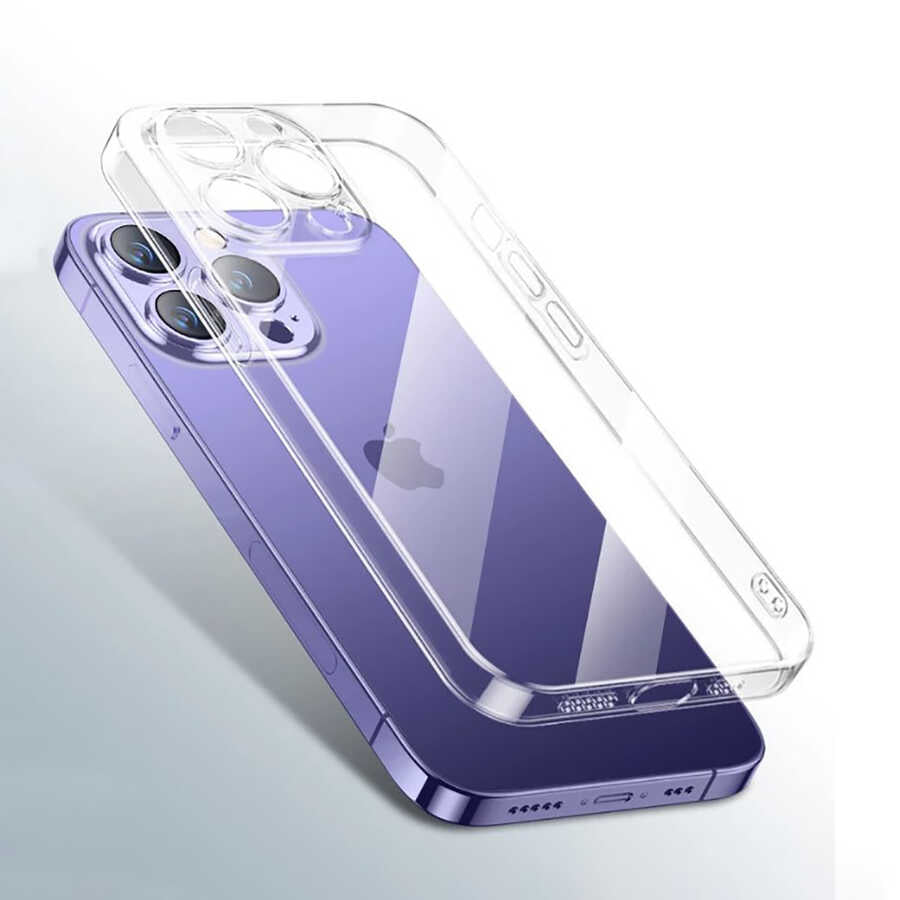 Apple iPhone 13 Pro Kılıf Şeffaf Sert PC Zore Vayt Kapak