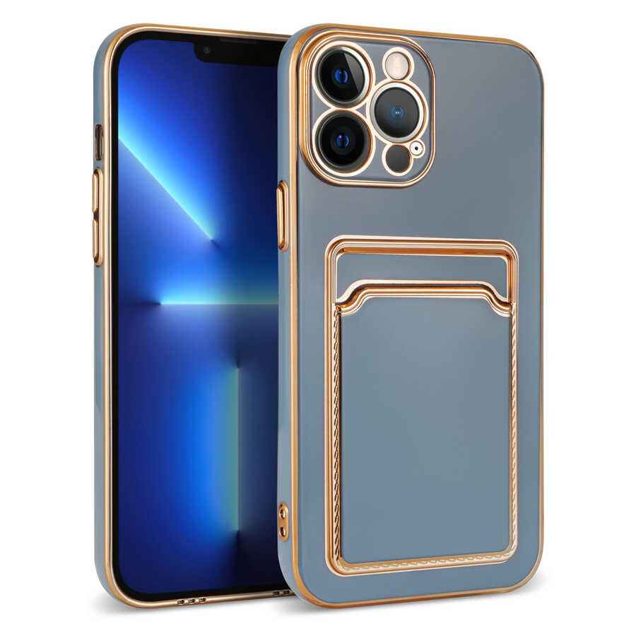 Apple iPhone 13 Pro Kılıf Zore Bark Kartlıklı Kapak