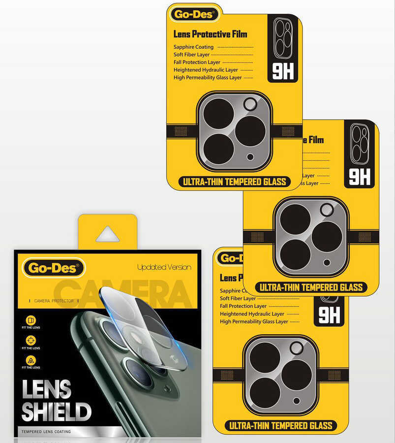 Apple iPhone 13 Pro Max Go Des Lens Shield Kamera Lens Koruyucu