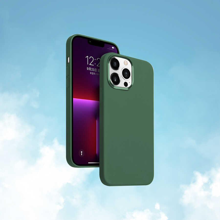 Apple iPhone 13 Pro Max Kılıf Wiwu M-safe Magnetic Silikon Kapak