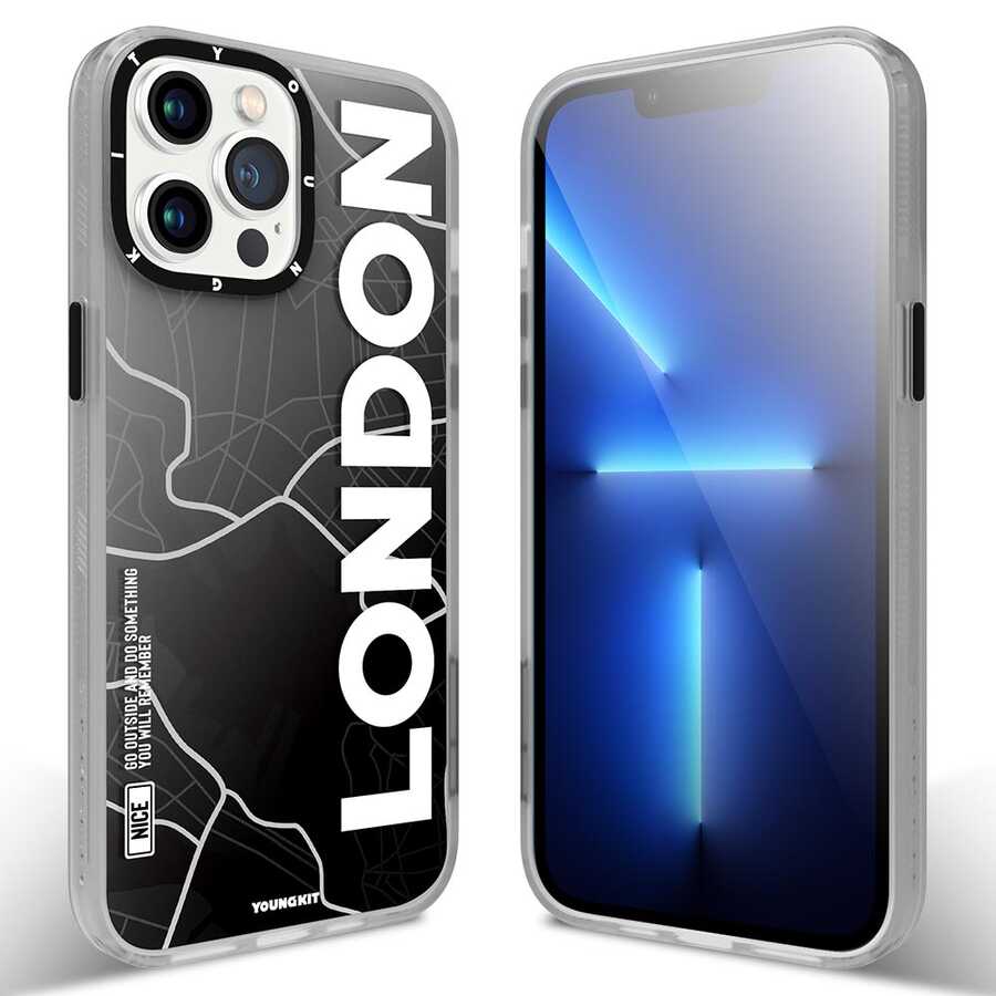 Apple iPhone 13 Pro Max Kılıf YoungKit World Trip Serisi Kapak