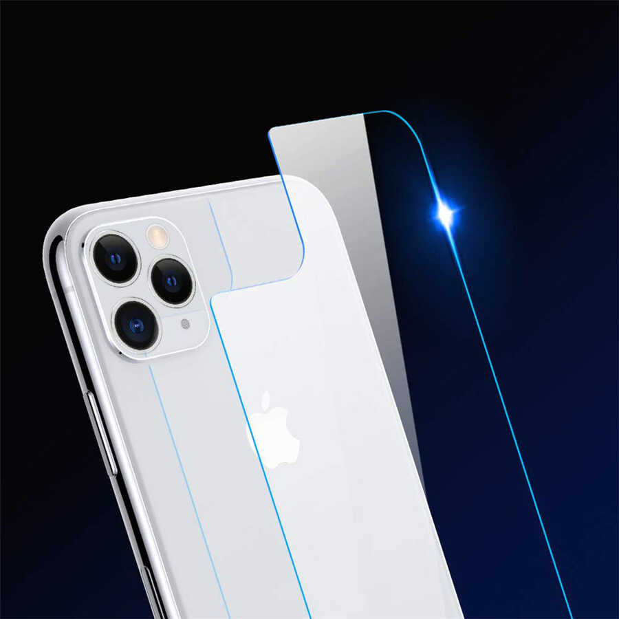 Apple iPhone 13 Pro Zore Back Maxi Glass Temperli Cam Arka Koruyucu