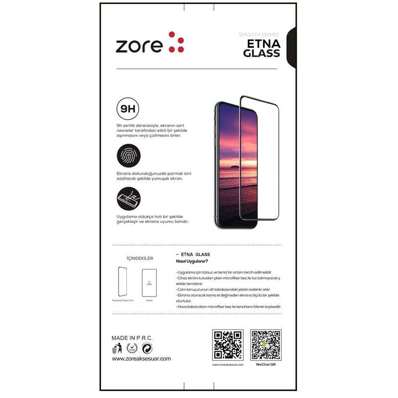 Apple iPhone 13 Zore Etnaa Cam Ekran Koruyucu