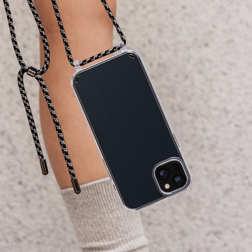 Apple iPhone 14 Kılıf Boyun Askılı Şok Önleyicili Şeffaf Lisanslı Switcheasy Play Kapak