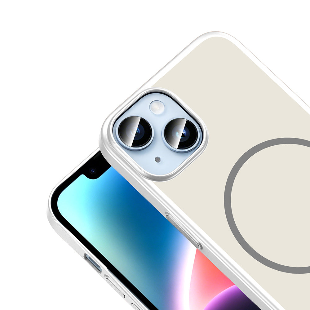 Apple iPhone 14 Kılıf M-Safe Şarj Özellikli Zore Lora PC Kapak