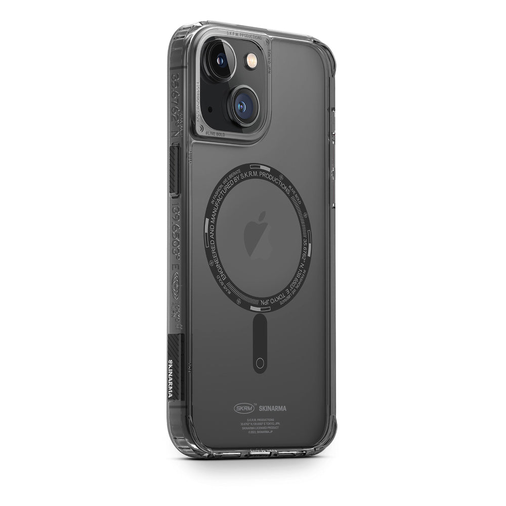 Apple iPhone 14 Kılıf SkinArma Şeffaf Airbag Tasarımlı M-safe Şarj Özellikli Saido Kapak