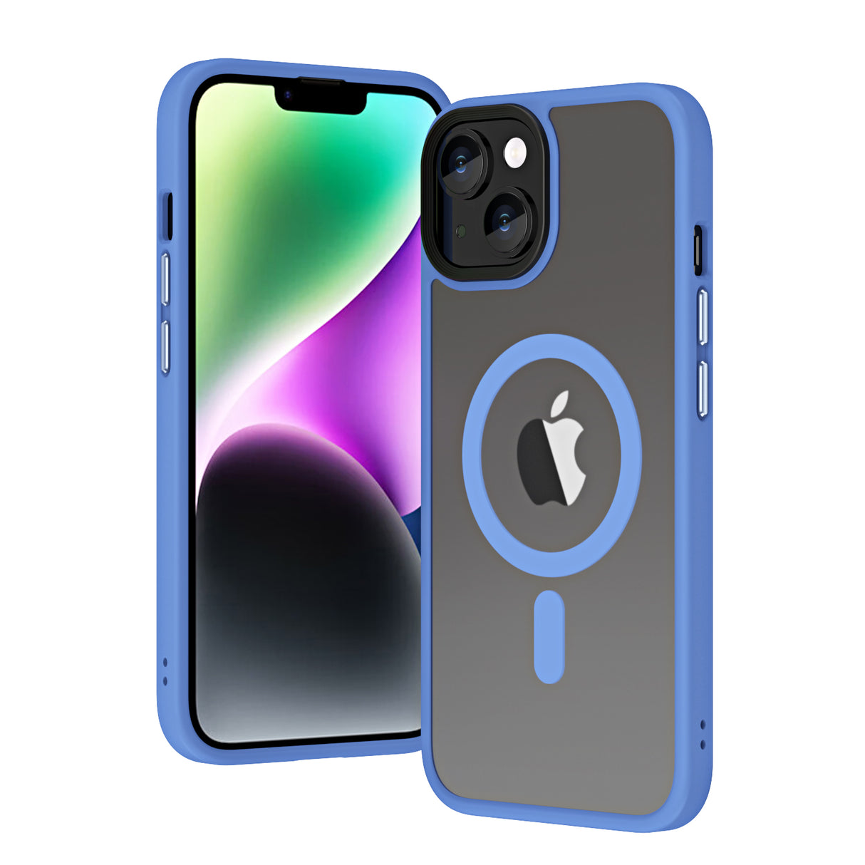 Apple iPhone 14 Kılıf Wireless Şarj Özellikli Zore Hibrit M-safe Kapak