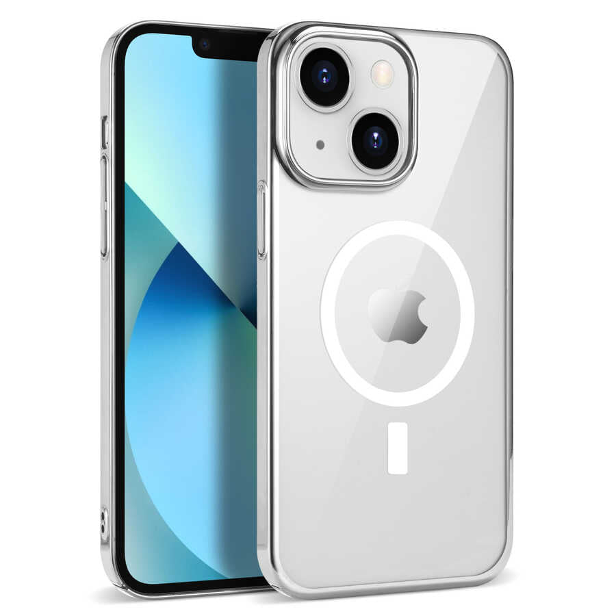 Apple iPhone 14 Kılıf Zore Wireless Şarj Özellikli Pixel M-safe Kapak