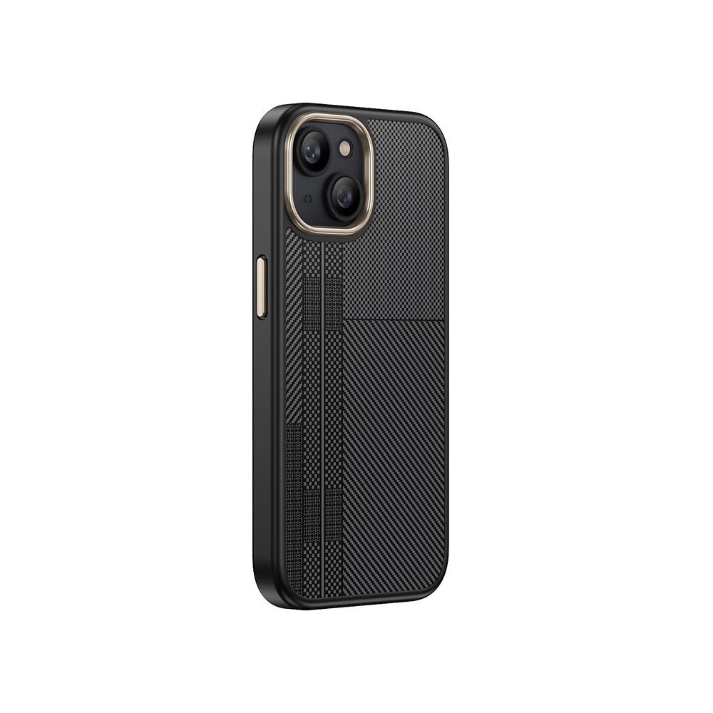 Apple iPhone 14 Plus Kılıf M-safe Şarj Özellikli Karbon Fiber Görünümlü Zore Antina Kapak