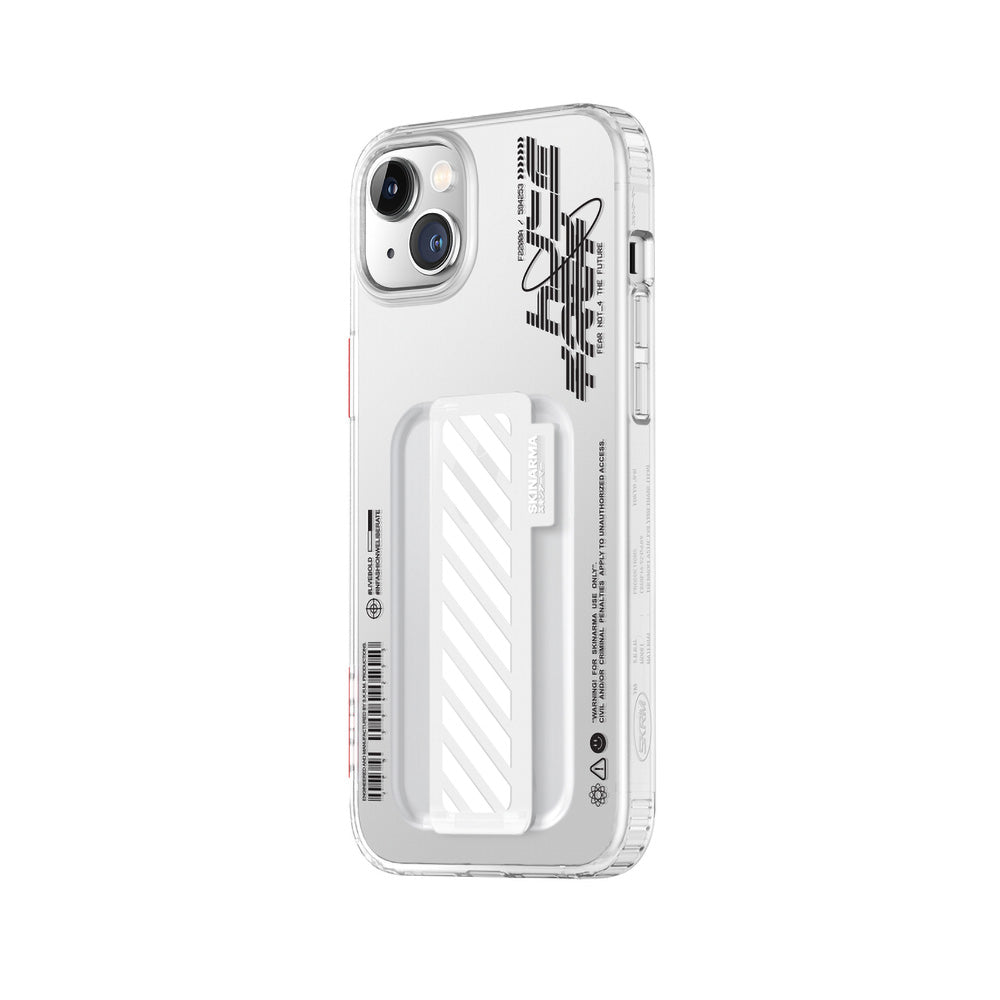 Apple iPhone 14 Plus Kılıf SkinArma Şeffaf Desenli Kaze Kapak