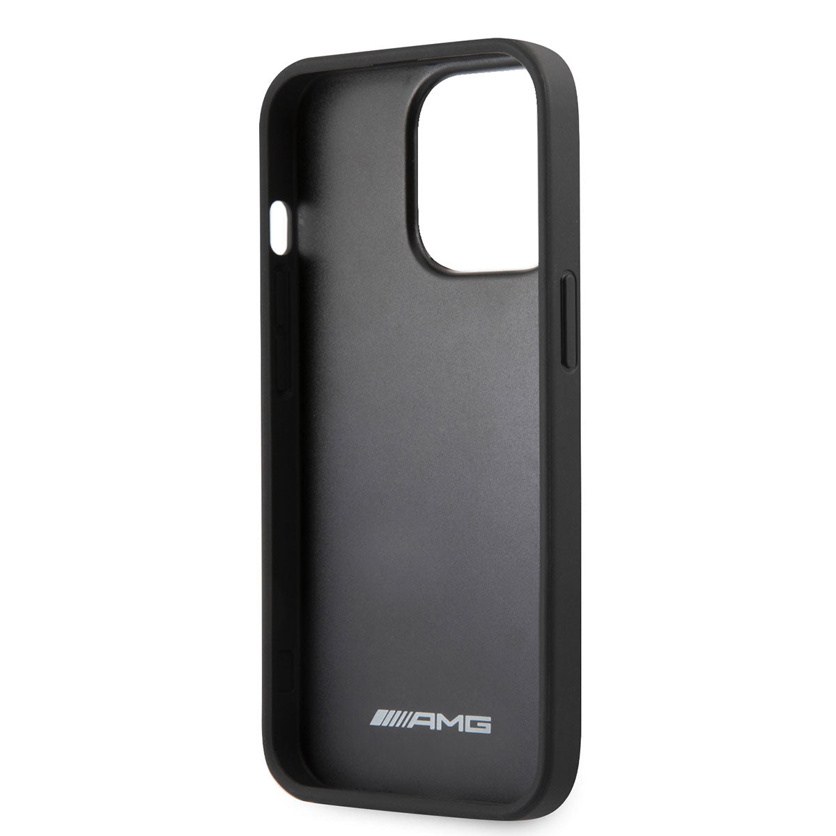 Apple iPhone 14 Pro Kılıf AMG Leather Deri Çizgili Kabartmalı Dizayn Kapak