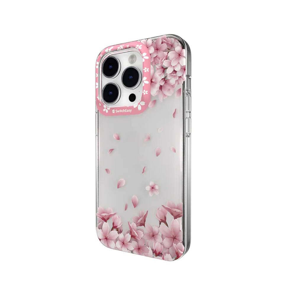 Apple iPhone 14 Pro Kılıf Çift IMD Baskılı Lisanslı Switcheasy Artist Sakura Kapak