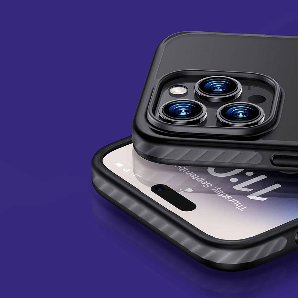 Apple iPhone 14 Pro Kılıf M-safe Şarj Özellikli Mat Arka Yüzey Benks Drop Resistance Kapak
