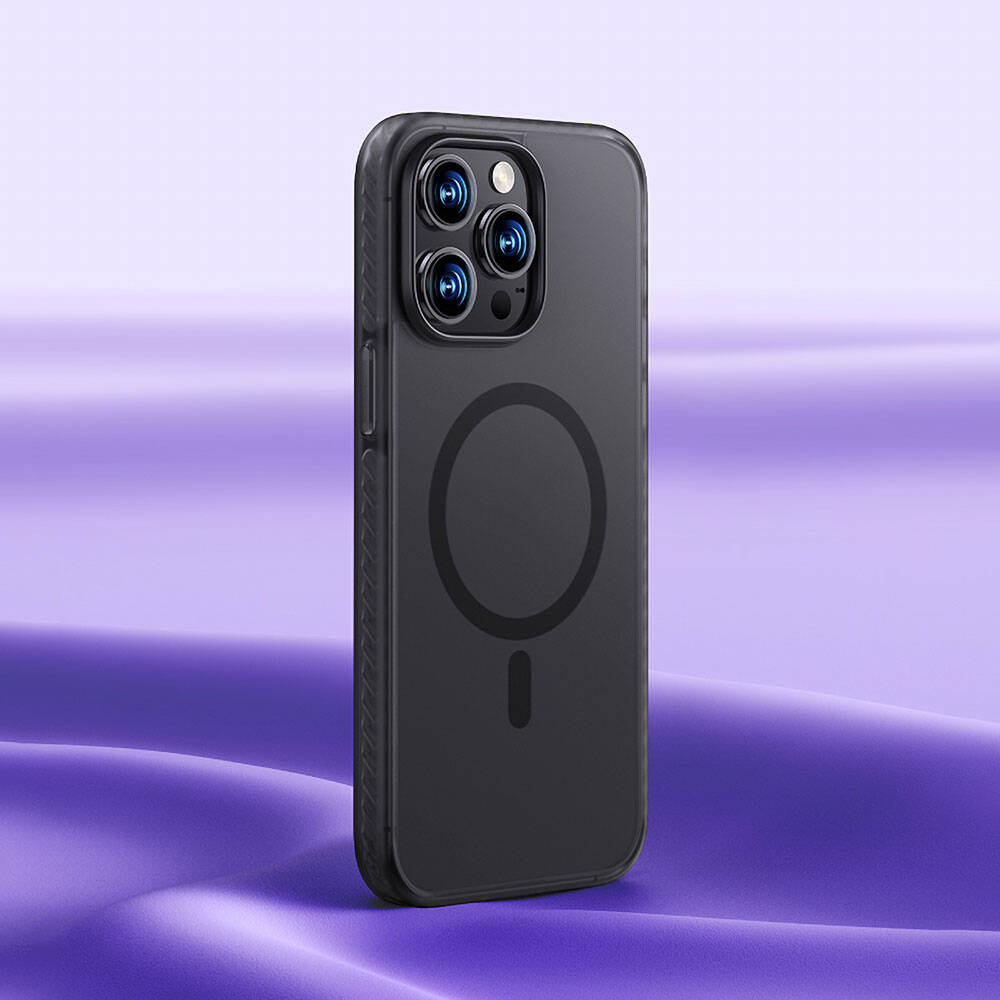 Apple iPhone 14 Pro Kılıf M-safe Şarj Özellikli Mat Arka Yüzey Benks Drop Resistance Kapak