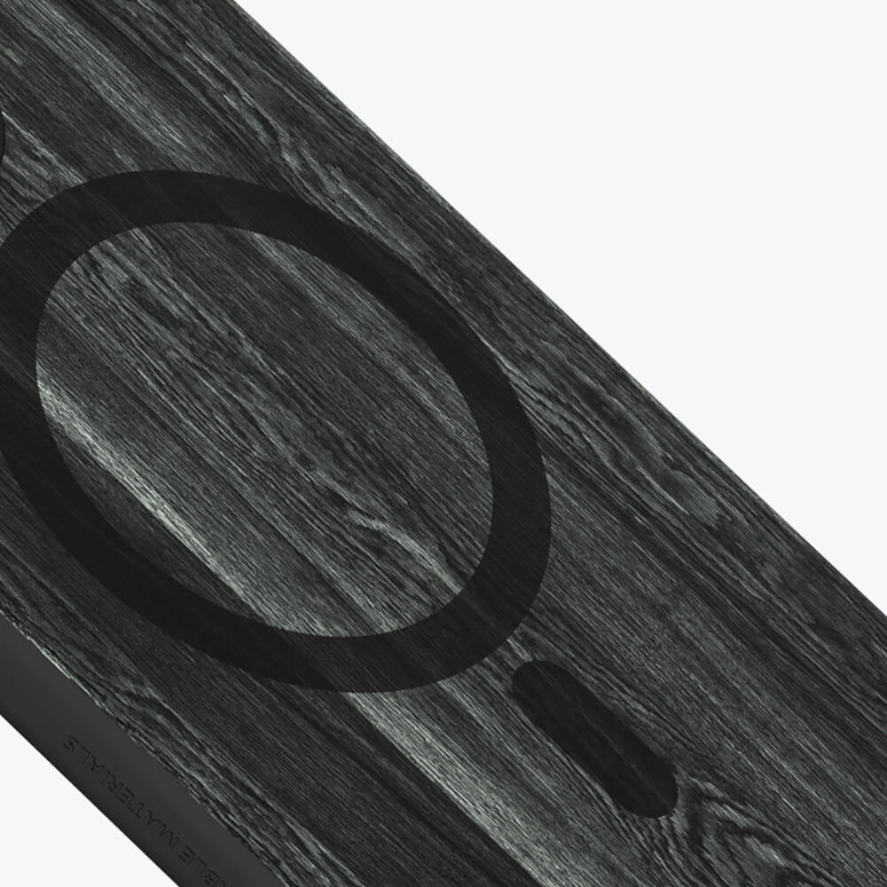 Apple iPhone 14 Pro Kılıf M-safe Şarj Özellikli Sararmaya Dayanıklı Youngkit Wood Forest Serisi Kapak