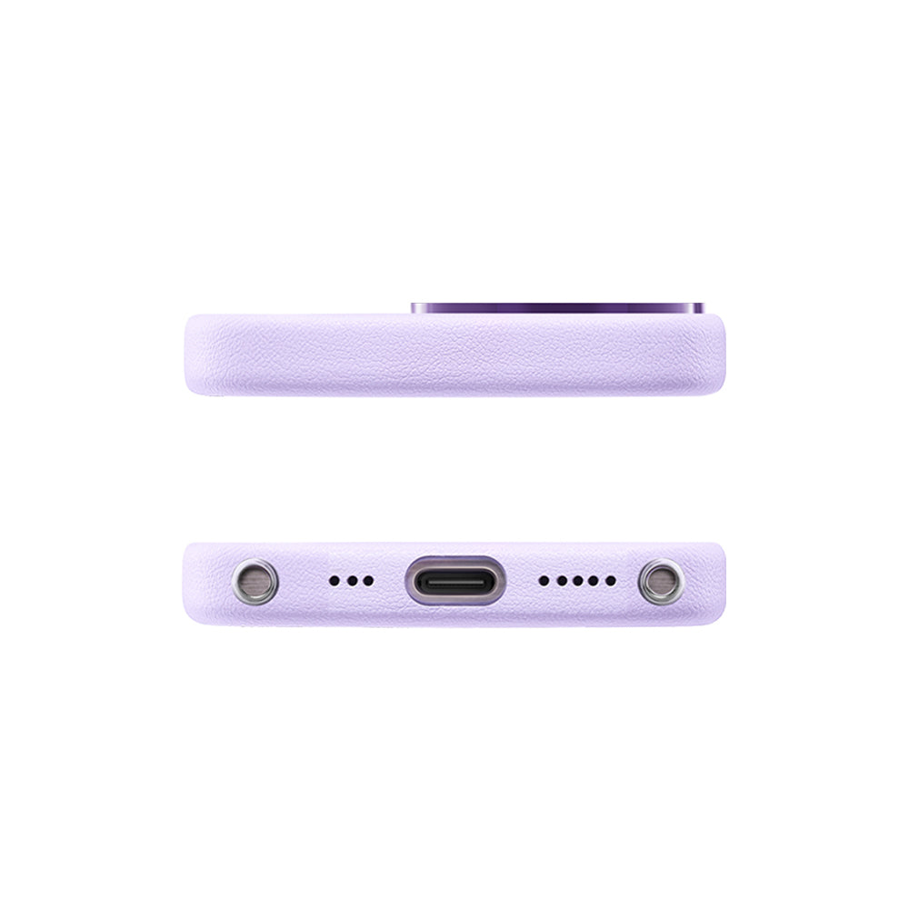 Apple iPhone 14 Pro Kılıf M-safe Şarj Özellikli Standlı Suni Deri Tasarımlı Pynana Dancing Circle Serisi Kapak