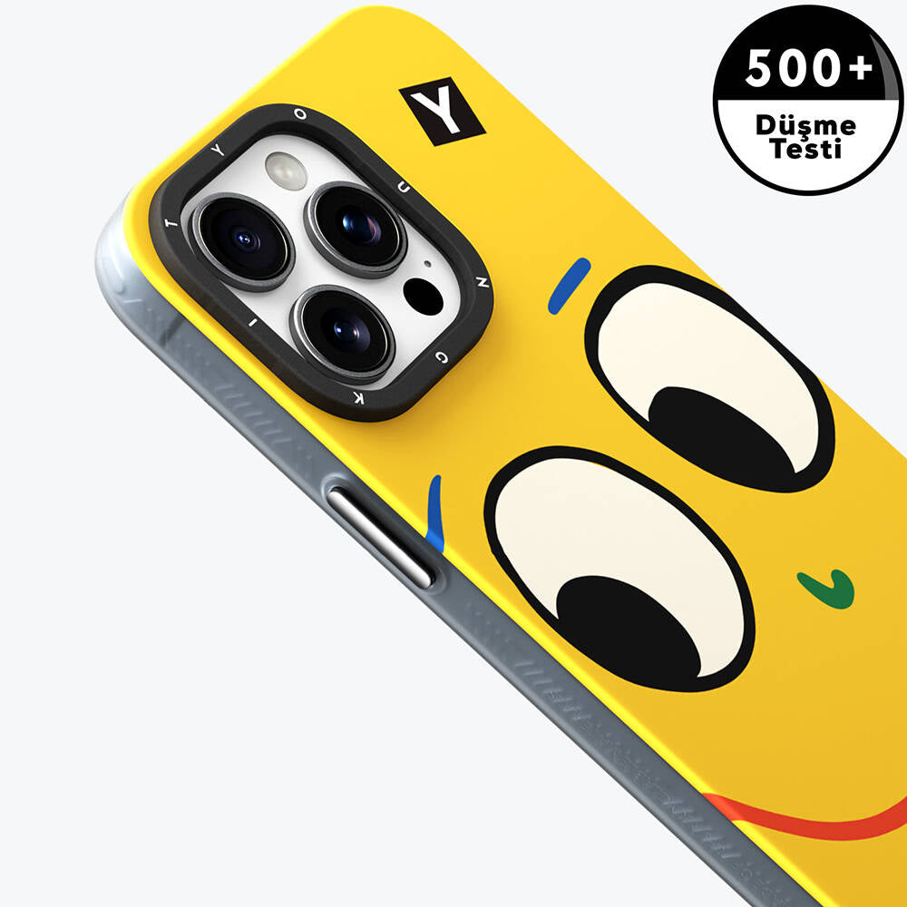 Apple iPhone 14 Pro Kılıf M-safe Şarj Özellikli Sunshine Tasarımlı Youngkit Daily Happy Serisi Kapak