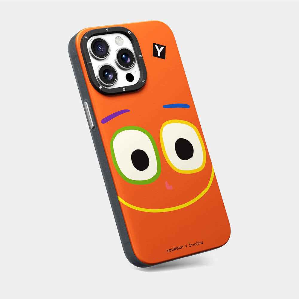Apple iPhone 14 Pro Kılıf M-safe Şarj Özellikli Sunshine Tasarımlı Youngkit Daily Happy Serisi Kapak