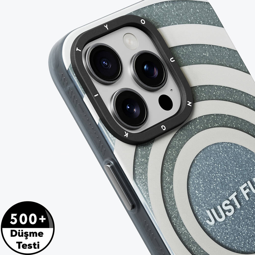 Apple iPhone 14 Pro Kılıf M-safe Şarj Özellikli Youngkit Star Dazzle Serisi Kapak
