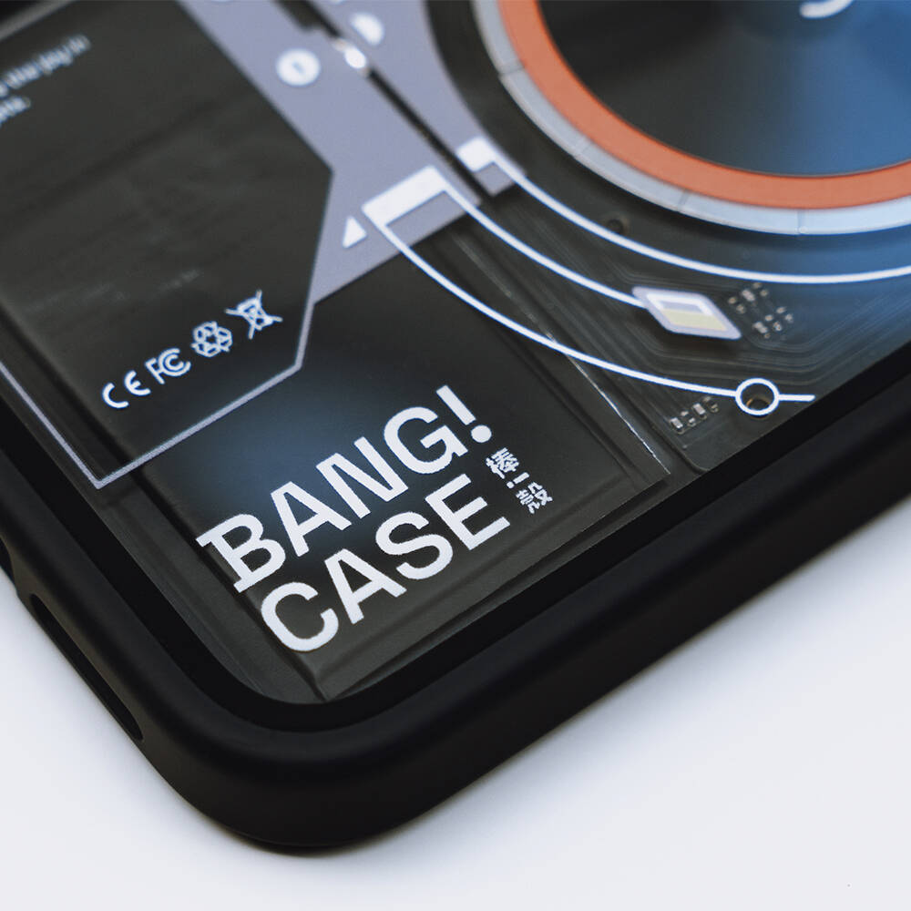 Apple iPhone 14 Pro Kılıf Özelleştirilebilir 3 Fonksiyonlu Bluetooth Bağlantılı Bitmo Lab Bangcase Akıllı M-safe Kapak