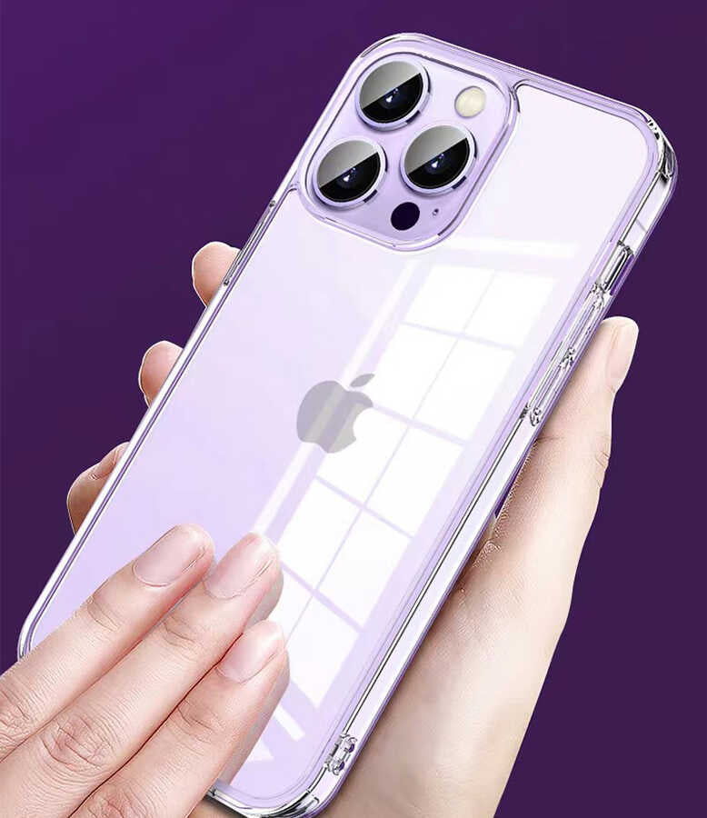 Apple iPhone 14 Pro Kılıf Şeffaf Airbag Tasarımlı Wiwu ZCC-108 Concise Serisi Kapak