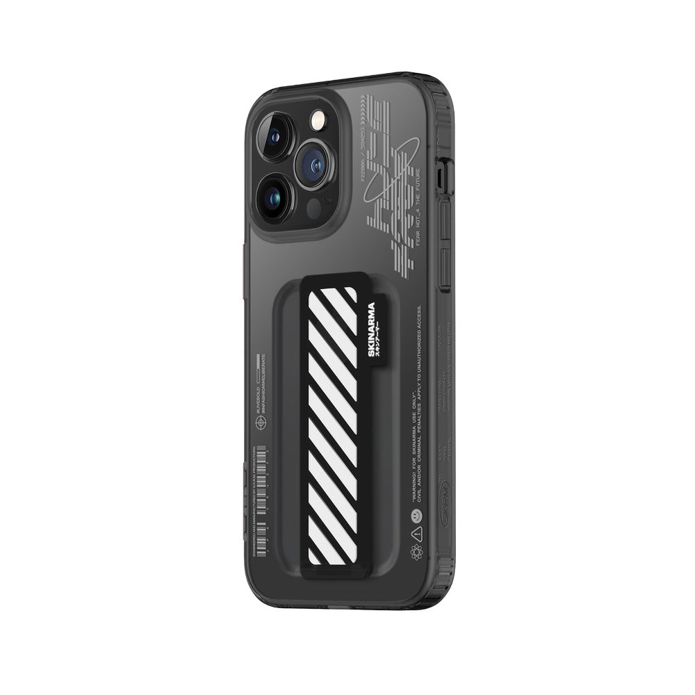 Apple iPhone 14 Pro Kılıf SkinArma Şeffaf Desenli Kaze Kapak