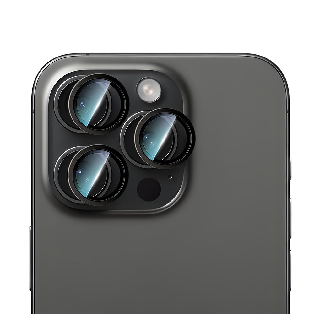 Apple iPhone 14 Pro Max CaseWorld Alloy Serisi Oleofobik Anti Reflective Kamera Lens Koruyucu