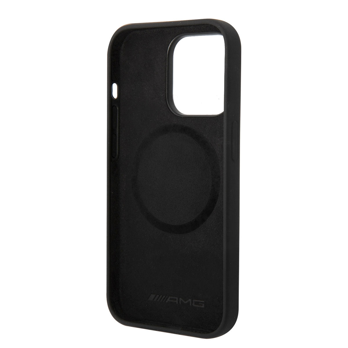 Apple iPhone 14 Pro Max Kılıf AMG M-safe Şarj Özellikli Büyük Logo Dizayn Kapak