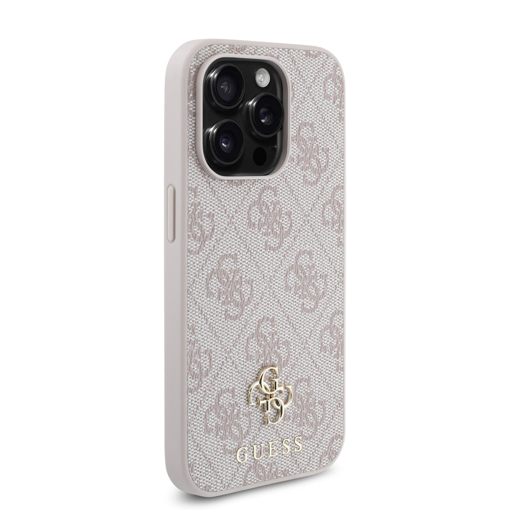 Apple iPhone 14 Pro Max Kılıf Guess Orjinal Lisanslı M-safe Şarj Özellikli Small 4G Classic Kapak