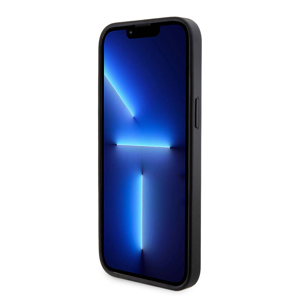 Apple iPhone 14 Pro Max Kılıf Guess Orjinal Lisanslı M-safe Şarj Özellikli Yazı Logolu 4G Desenli Kapak + Powerbank 5000mAh 2in1 Set