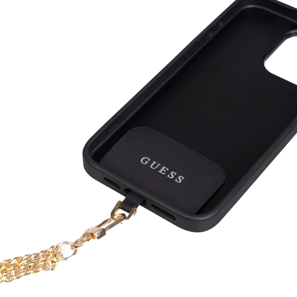 Apple iPhone 14 Pro Max Kılıf Guess Orjinal Lisanslı PU Deri 4G Büyük Metal Logolu Çapraz Vücut Askılı Kapak