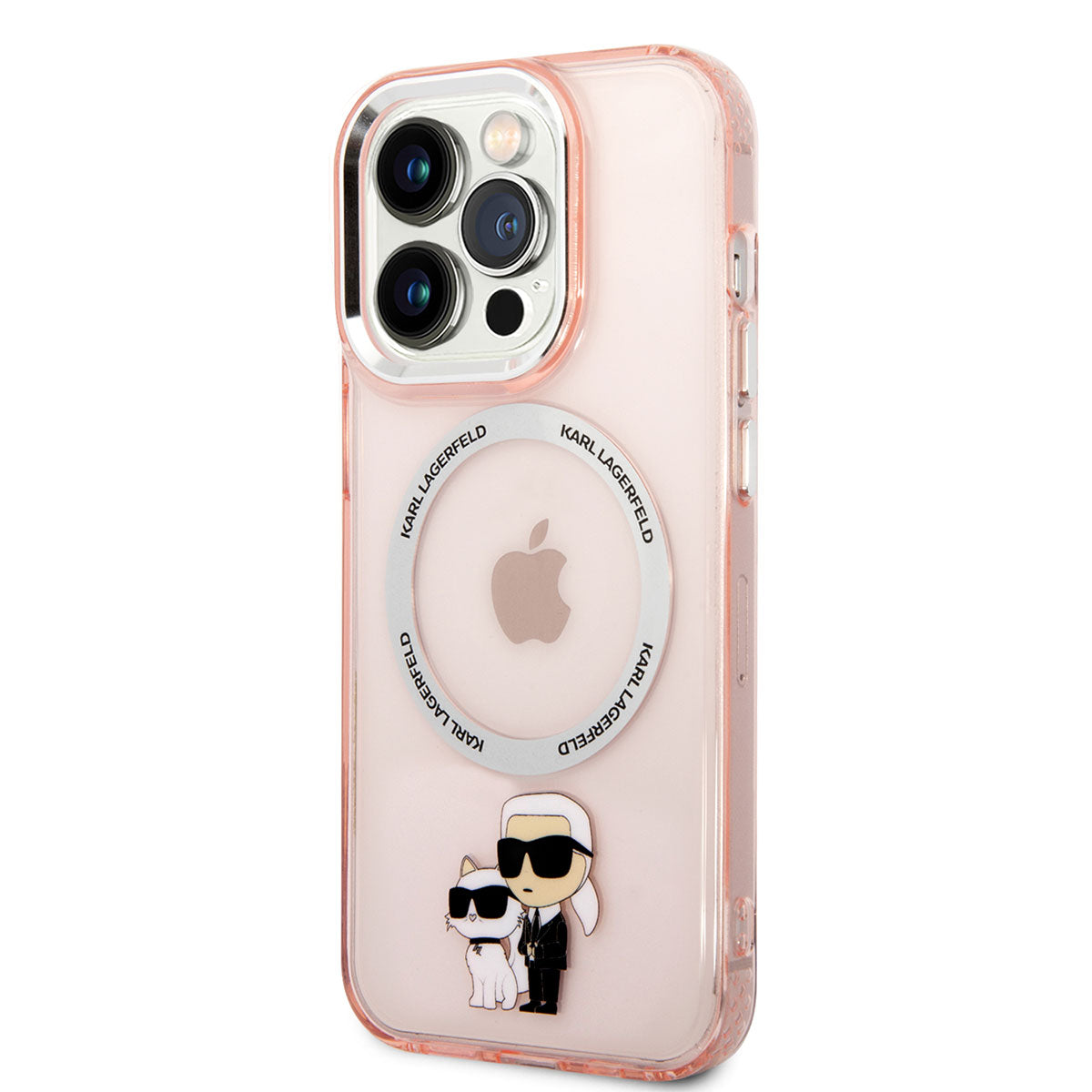 Apple iPhone 14 Pro Max Kılıf Karl Lagerfeld M-safe Şarj Özellikli K&C Dizayn Kapak