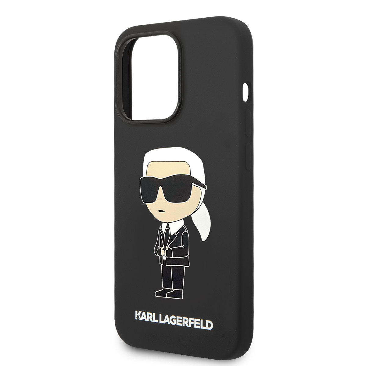 Apple iPhone 14 Pro Max Kılıf Karl Lagerfeld M-safe Şarj Özellikli Silikon Karl Dizayn Kapak