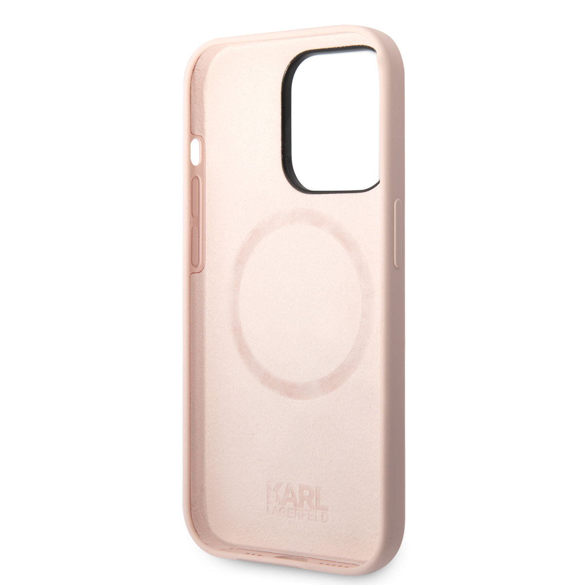 Apple iPhone 14 Pro Max Kılıf Karl Lagerfeld M-safe Şarj Özellikli Silikon K&C Dizayn Kapak