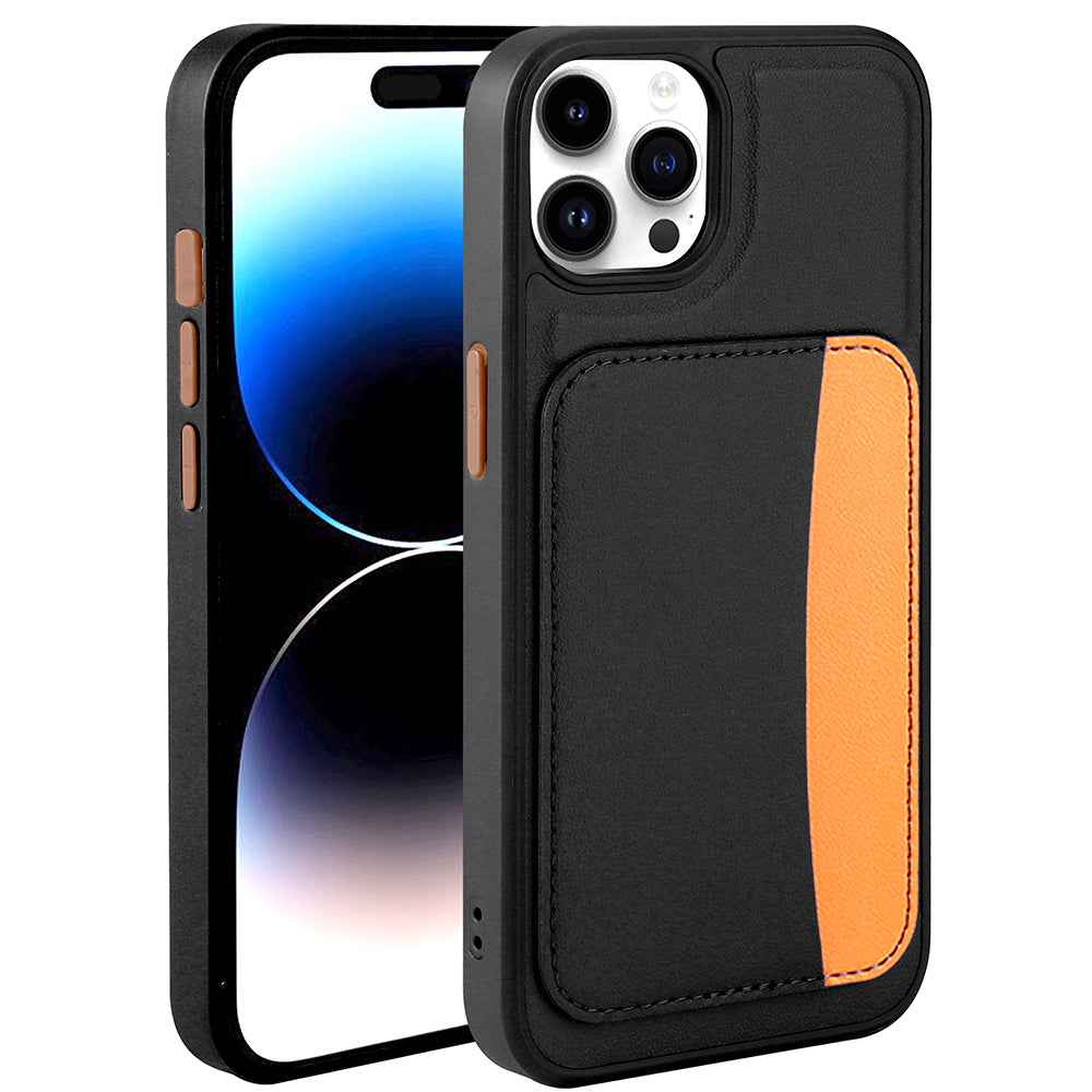 Apple iPhone 14 Pro Max Kılıf Kartlıklı Zore X-Kart Silikon Kapak