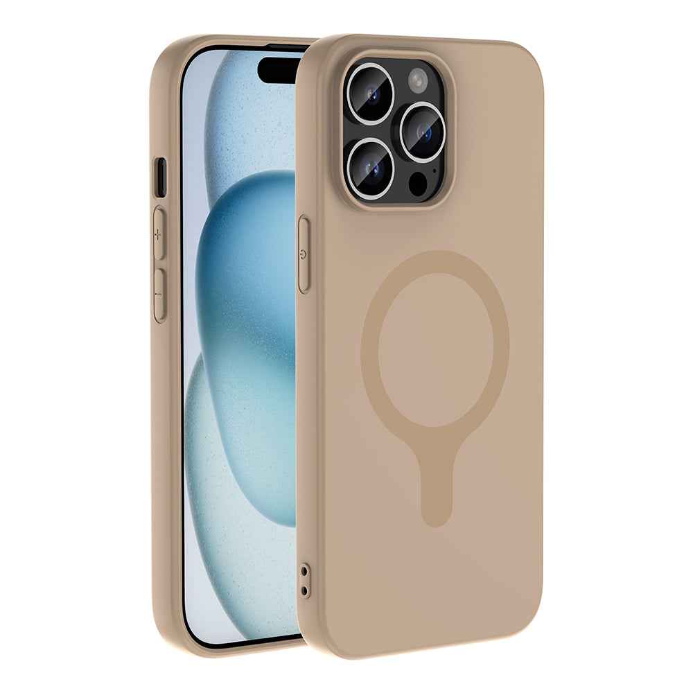 Apple iPhone 14 Pro Max Kılıf M-Safe Şarj Özellikli Zore Aris Silikon Kapak