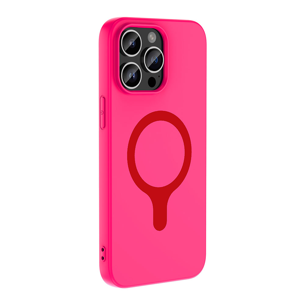Apple iPhone 14 Pro Max Kılıf M-Safe Şarj Özellikli Zore Aris Silikon Kapak
