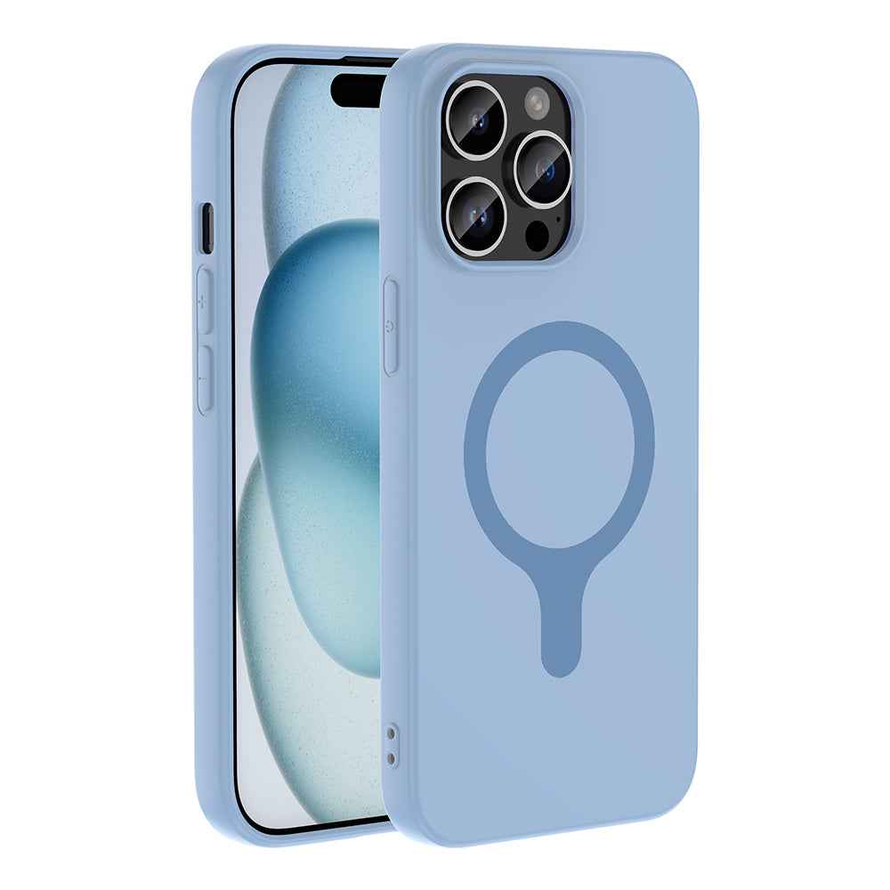 Apple iPhone 14 Pro Max Kılıf M-Safe Şarj Özellikli Zore Aris Silikon Kapak