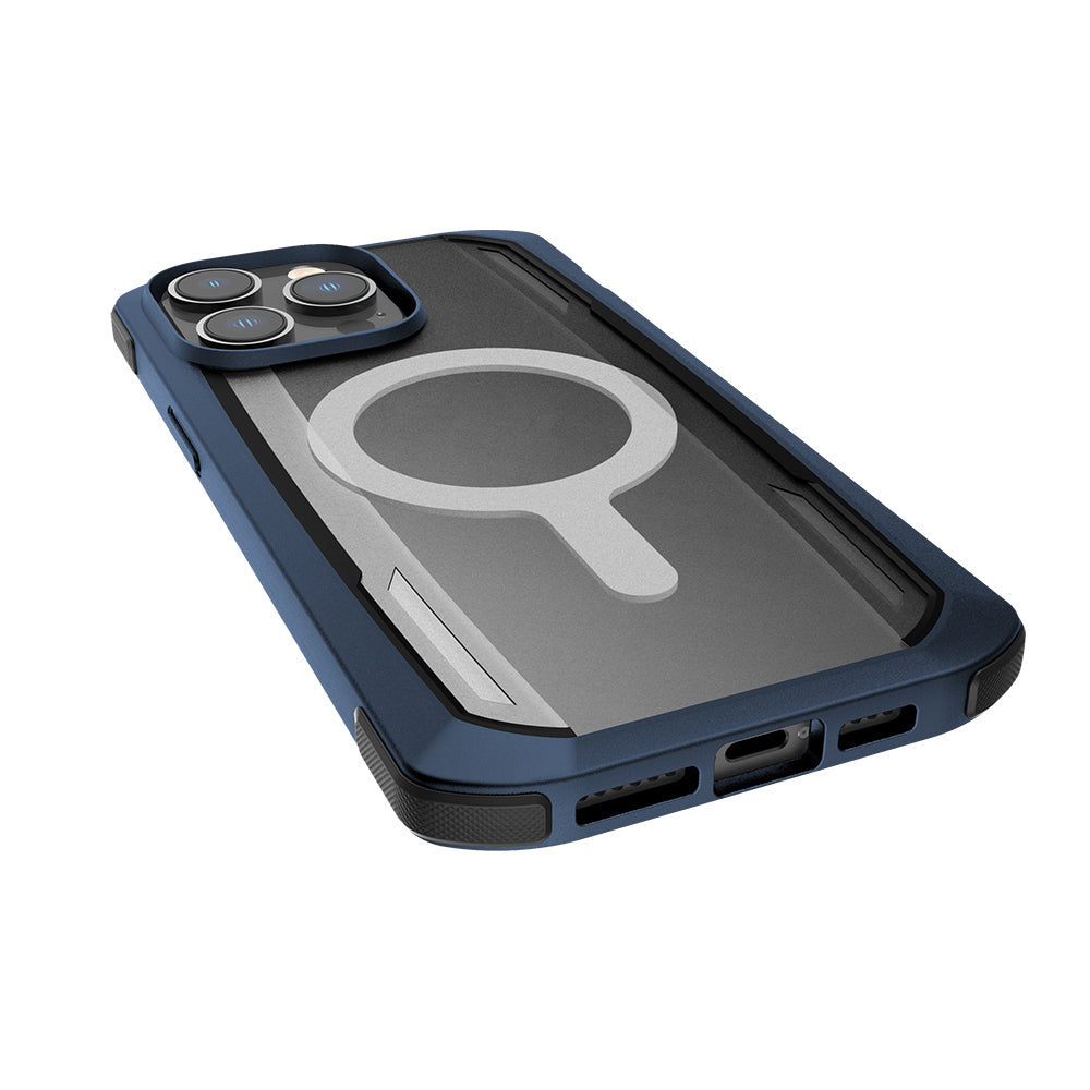 Apple iPhone 14 Pro Max Kılıf M-safe Şarj Özellikli Raptic Secure Serisi Çift Kat TPU Kenarlı Şeffaf Arka Yüzeyli Kapak
