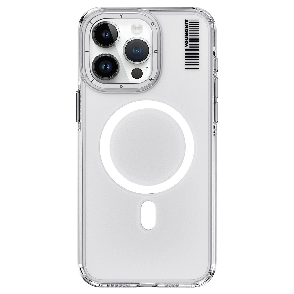 Apple iPhone 14 Pro Max Kılıf M-safe Şarj Özellikli Şeffaf Youngkit Crystal Shield Serisi Kapak