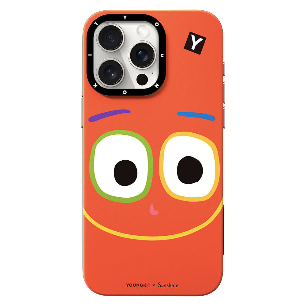 Apple iPhone 14 Pro Max Kılıf M-safe Şarj Özellikli Sunshine Tasarımlı Youngkit Daily Happy Serisi Kapak