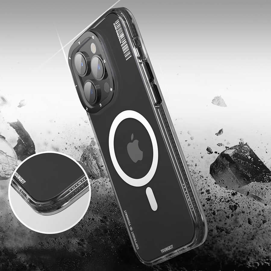 Apple iPhone 14 Pro Max Kılıf M-safe Şarj Özellikli YoungKit Exquisite Serisi Kapak