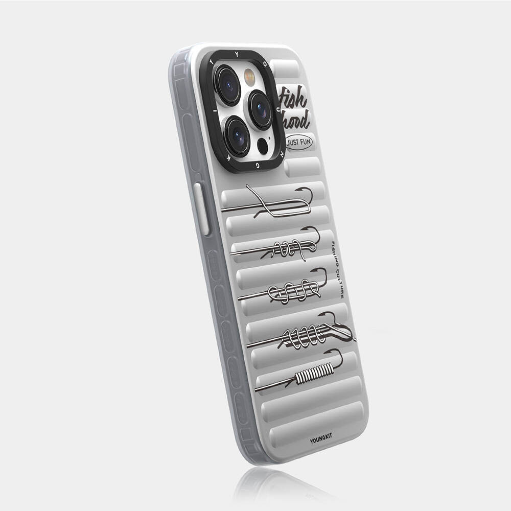 Apple iPhone 14 Pro Max Kılıf M-safe Şarj Özellikli Youngkit Fishing Serisi Kapak