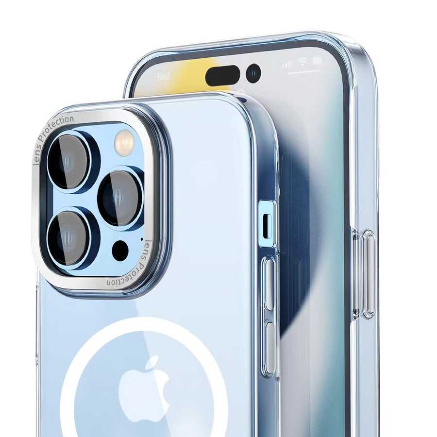 Apple iPhone 14 Pro Max Kılıf Wiwu MCC-102 Magnetic Crystal Sert PC Kapak