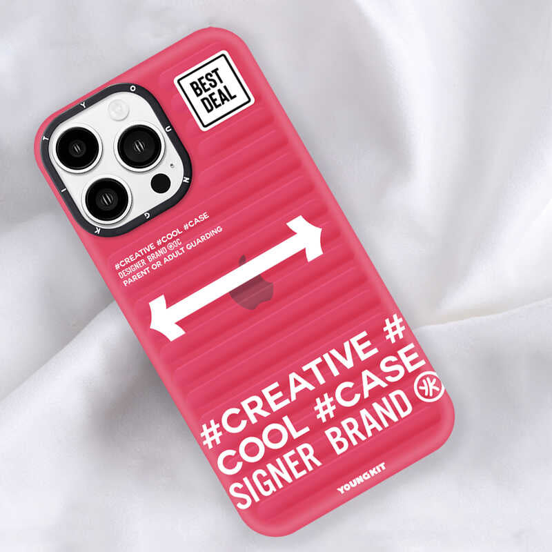 Apple iPhone 14 Pro Max Kılıf YoungKit Luggage FireFly Serisi Kapak