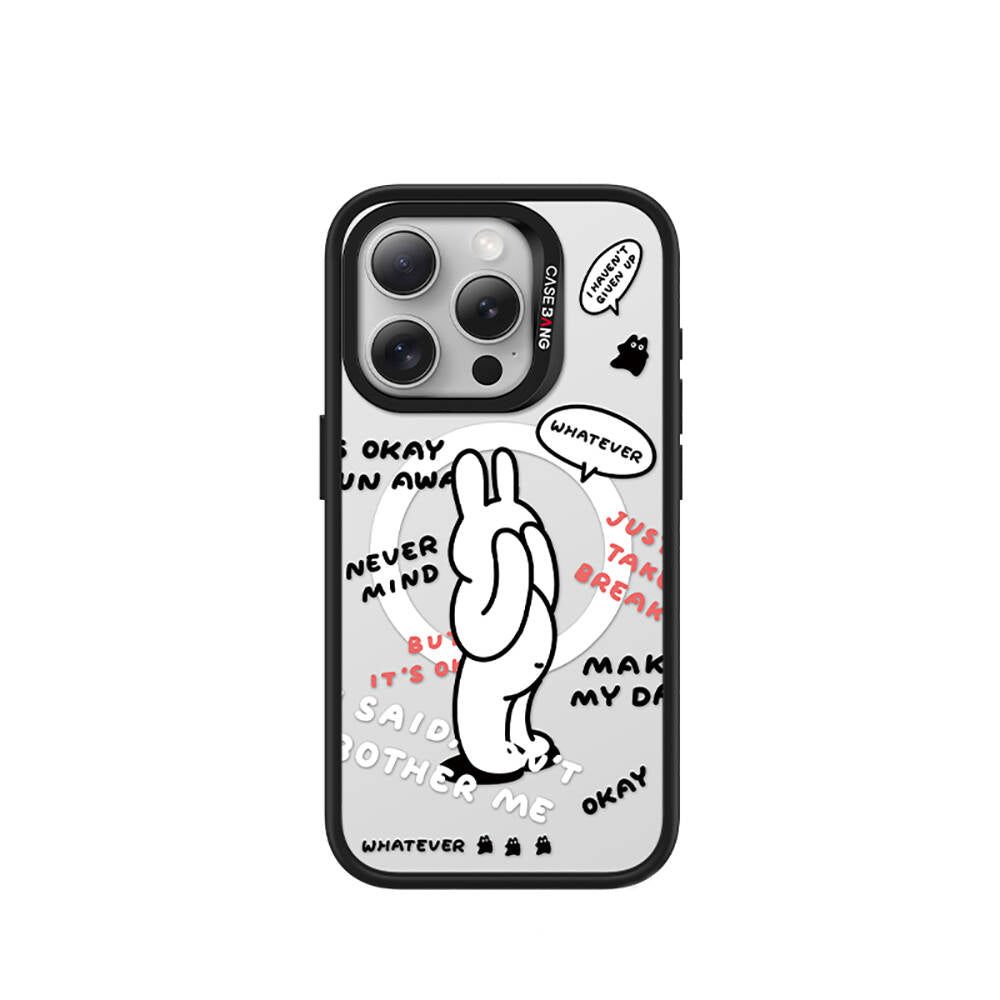 Apple iPhone 14 Pro Max M-safe Şarj Özellikli Casebang Chill Out Serisi Mıknatıslı Arka Panel