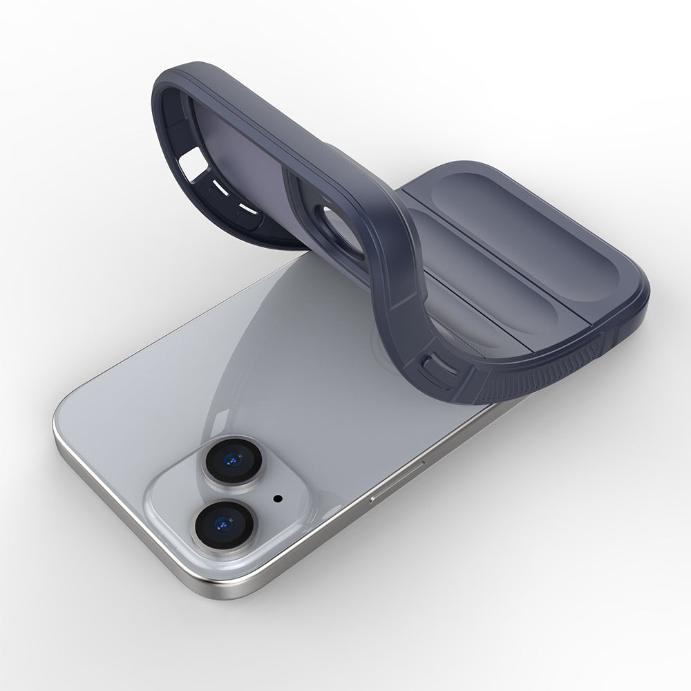 Apple iPhone 15 Kılıf Esnek TPU Oyuklu Arka Yüzey Tasarımlı Zore Etnik Silikon Kapak